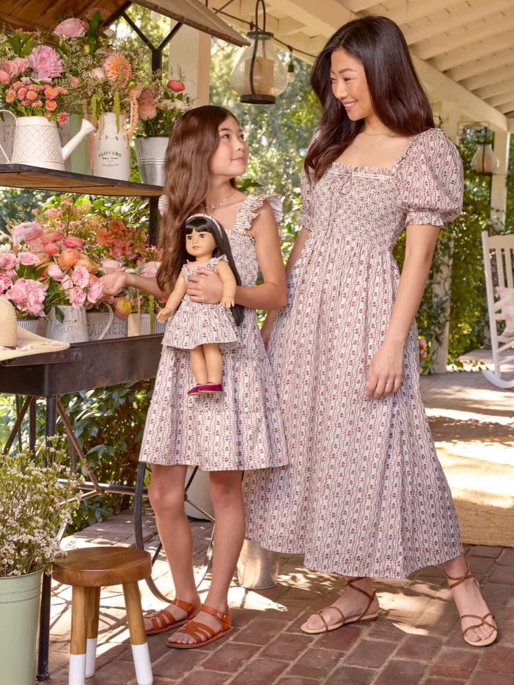 American Girl x Hill House Scarlett Nap Dress in Felicity Print XS NWT New